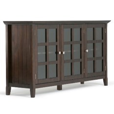 New Acadian Wabi-Sabi Style Antique Entryway Storage Cabinet Brunette Brown for Home Bar Living Room Villa Dining Home Furniture - Product Image 2
