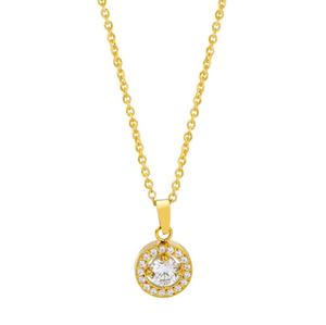 Colorful zircon necklace jewelry fashionable and non-fading <b>Titanium</b> Steel Pendant Necklace - Product Image 4