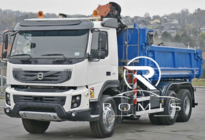 Autocarro Ribaltabile FMX 450 del 2012 con Gru Atlas 6x4, Braccio Idraulico, Carrozzeria Blu, Cabina Bianca, Altezza di Sollevamento 5m, Momento di Sollevamento 172.3E - Product Image 5