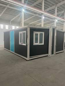 Casa Prefabbricata Pieghevole Ignifuga di Livello A con Telaio Laterale Completamente Zincato e Piccola Estensione a Doppia Ala - Product Image 3