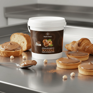 Organic Raw Fresh Hazelnut Cream Spreadable 8% (3Kg <b>Plastic</b> <b>Bucket</b>) - Product Image 4