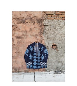 Handcrafted Suzani Denim Jacket: Boho Floral Embroidered Outerwear - Product Image 1