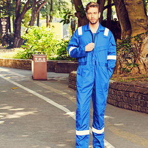 Combinaison haute visibilité légère, combinaison professionnelle, vêtement adapté, combinaison de travail de couleur vive, uniforme de travail fonctionnel - Product Image 4