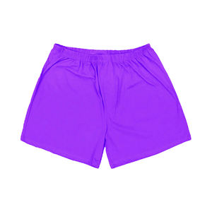 Short de bain décontracté en maille respirante bleu marine pour homme, confortable pour la marche, décoration vintage, service OEM personnalisable disponible - Product Image 2