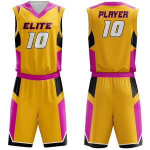 Uniformes de baloncesto de poliéster 100% de alta calidad Diseño personalizado Venta cómoda y caliente con tamaño XS y logotipo impreso - Product Image 1