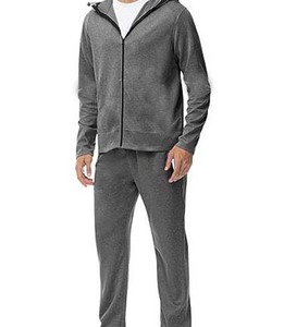 Chándal informal para hombre, chándal ligero con cremallera superior de 2 piezas, chándal con diseños personalizados, 100% algodón - Product Image 3