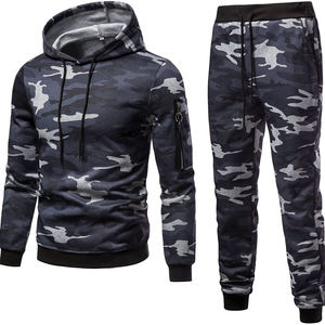 Vente en gros sur mesure Ensemble de jogging décontracté pour hommes et femmes avec sweat à capuche pour l'automne pour le sport ou l'exercice - Product Image 2