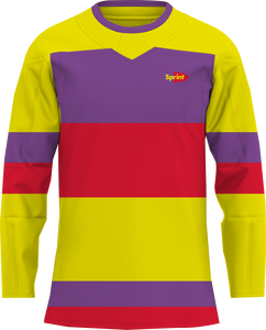 Maillot de hockey sur glace haute performance, conception de logo personnalisée, vêtements de sport OEM, 100% polyester, séchage rapide, respirant, unisexe, adultes, personnalisé - Product Image 2