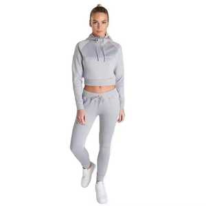 Ensemble de survêtement pour femme, pantalon cargo lavé de haute qualité 2026, ensemble de survêtement de fitness, haut court, cordon de serrage, vert - Product Image 5