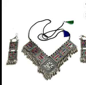 Ensemble de bijoux afghans KUCHI faits à la main, de différentes couleurs et prix, nouveau design, ensembles de bijoux afghans pour mariage - Product Image 4