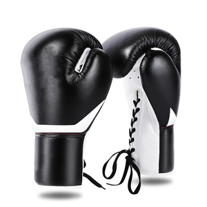 Venta al por mayor de alta calidad 8oz 120z 160z Guantes de boxeo Diseño de moda elegante Aspecto ganador brillante para artes marciales - Product Image 1