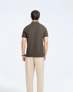 Camiseta Personalizada OEM de Secado Rápido, Camisetas de Golf de Manga Corta, Ropa, Camisetas Polo para Hombre, Ajuste Entallado, Manga Corta con Botones - Product Image 5