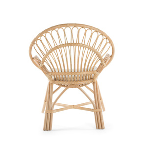 Sillón de Ratán Delicado al por Mayor, Sillón de Mimbre Curvo y Atemporal, Adecuado para Esquinas de Relajación e Interiores Creativos - Product Image 4