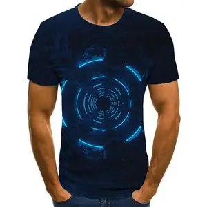 최고의 품질 3 D 승화 인쇄 T 셔츠 남성 슬림 맞는 T 셔츠 고품질 통기성 티셔츠