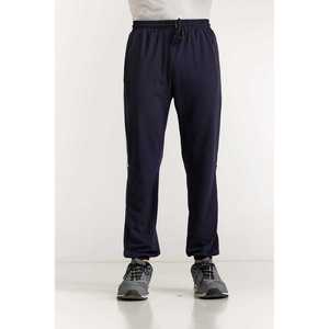 Pantalon homme bleu texturé 100% coton AW-TR24-028 Taille XL 6XL Style formel classique Décoration à rayures latérales Couleur personnalisable - Product Image 5
