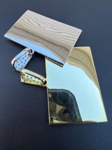 Luxury VVS Moissanite Diamond Gold Plated 925 Sterling <b>Silver</b> Iced Out Hip Hop Pendant Luxury Jewelry Manufacturer From India - Product Image 2