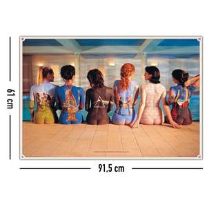 Póster de Estilo Moderno de Pink Floyd, Ilustraciones de Portadas de Álbumes Hechas de Papel - Product Image 3