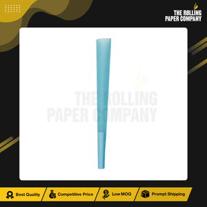 Conos preenrollados de papel de Color azul impresos personalizados para fumar orgánicos de la mejor calidad 98/26MM del proveedor de origen de Indonesia - Product Image 2