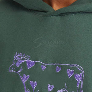 Sudaderas con Bordado de Alta Calidad Hechas de Algodón y Poliéster, Ropa Informal para Adultos, Sudaderas con Bordado Básicas para Exteriores - Product Image 5