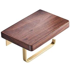 Portarrollos de madera montado en la pared de diseño de lujo hoteles accesorios de baño nuevo diseño artesanía producto más vendido - Product Image 5