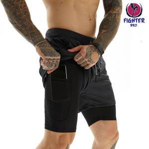 Pantalones cortos de gimnasio ligeros para hombre Color personalizado Último estilo-Venta al por mayor - Product Image 3