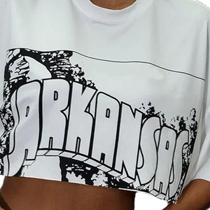 Precio al por mayor último diseño de las mujeres Crop Tops camisetas de alta calidad de invierno transpirable opciones personalizadas para la venta - Product Image 4