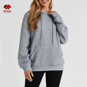 เสื้อมีฮู้ดสำหรับผู้หญิงเสื้อมีฮู้ดผ้าปะเย็บขนาดใหญ่พิเศษโลโก้ออกแบบได้ตามต้องการระบายอากาศ - Product Image 1