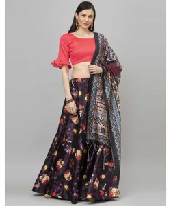 Lavish Pink Lahenga Choli for Girls Wedding Bridal Wear With Heavy <b>Embroidery</b> Pearl Work and Designer Velvet Frock Dress - Product Image 6