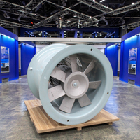 Ventilateurs axiaux en acier inoxydable résistants au feu, à structure compacte, personnalisables OEM/ODM
