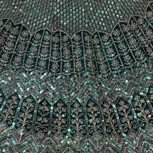 Beau travail lourd mariée soie Lehenga Choli pour femmes par le fabricant indien - Product Image 4