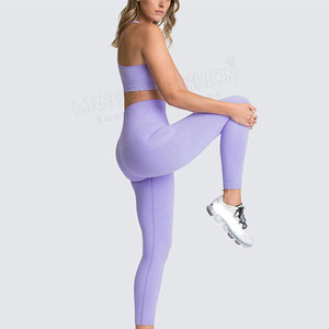 Conjunto de Yoga Personalizado con Logotipo, Material de Primera Calidad, Nuevo Modelo, Fabricación en Fábrica, Servicios OEM, Diseño de Ropa Deportiva Transpirable, Informal, 100% Algodón - Product Image 2