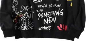Sudadera de cuello redondo de algodón 100% con logotipo personalizado, jersey de lana de manga larga de gran tamaño, ropa de calle teñida Lisa para otoño, suministro a granel - Product Image 4