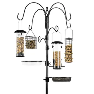 Trending Premiium antico alimentatore per uccelli e bagno per uccelli in ferro per esterni in metallo per Birdbaths per Patio ponte contenitore per l'acqua del portico
