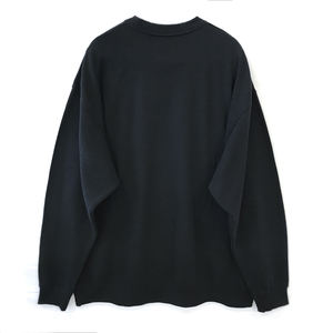 Venta al por mayor OEM superventas personalizado de alta calidad de manga larga Hombre negro sólido para cuello redondo Sudadera con capucha de cuello redondo para hombre - Product Image 2