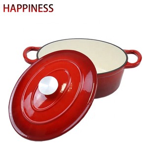 2025 Factory Outlet Ensemble de cocottes et faitouts en fonte émaillée pour la cuisine domestique avec couvercle - Product Image 3