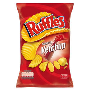 Lays Ruffles chips de pommes de terre 82g fromage crème sure saveur bureau décontracté Snack aliments soufflés couches chips de pommes de terre - Product Image 1