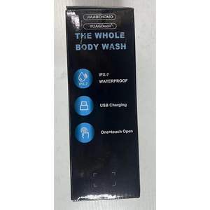 Rasoir électrique sans fil USB pour hommes, étanche IPX7, avec écran LED, tondeuse à poils de nez, fonction de verrouillage, lames de rechange - Product Image 1