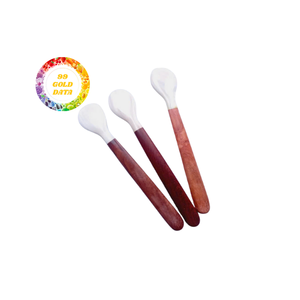 Cuillère écologique fabriquée à partir de coquillages d'océan Cuillère décorative artisanale pour dessert au sel ou présentation - Product Image 1
