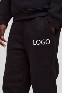 Pantalones Deportivos Holgados para Hombre, 100% Algodón, Gruesos, Bordados, Estilo Urbano, Cómodos y Elegantes para Correr y Hacer Ejercicio - Product Image 3