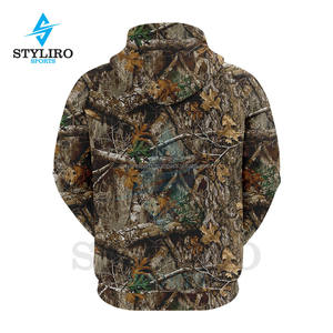 Sudadera con Capucha de Camuflaje para Invierno, 100% Poliéster, Bordado con Patrón Sólido, para Caza, Venta al Por Mayor - Product Image 6