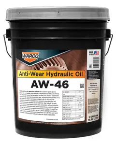 WARCO AW-46 HUILE HYDRAULIQUE ANTI-USURE 5 US Gal