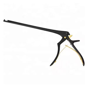 Punzón Óseo Kerrison, Bayoneta de 9 Pulgadas, 3 mm, Inclinación hacia Arriba de 90 Grados, Recubrimiento Negro, Expulsor de Hueso Manual, Instrumento de Neurocirugía de Acero Inoxidable - Product Image 5