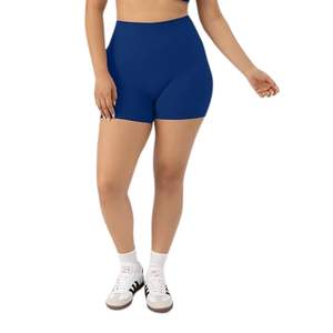 Respirant conception personnalisée Fitness Yoga court femmes sans couture taille haute Scrunch bout à bout entraînement Gym Sport Shorts - Product Image 1