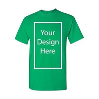 T-shirts personnalisés pour hommes - Design personnalisé avec texte, images et logo sur le devant/le dos, 100% coton, couleur et taille personnalisables