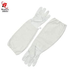 Cómodos guantes transpirables de manga larga para apicultura con puño elástico, equipo protector para Apicultor - Product Image 5