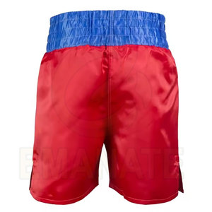 Shorts Deportivos de Satén hasta la Rodilla, Estilo Urbano, Cintura Media, para Fitness, Gimnasio, Boxeo, con Etiqueta Privada - Product Image 3