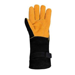 Mejor fabricante de moda al por mayor precio guantes de soldadura con etiqueta personalizada buena venta guantes de trabajo para la escena al aire libre - Product Image 3