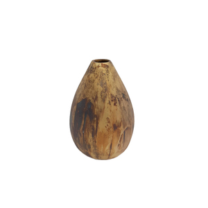 Florero de cuero de diseño elegante acabado negro para el hogar y la boda florero decorativo de mesa hecho a mano a granel - Product Image 3