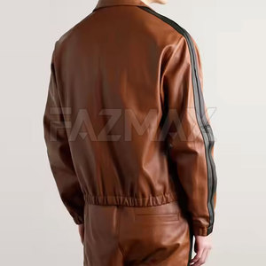 Survêtement en cuir pour hommes grande taille avec design unique, vente en gros, survêtement d'hiver pour hommes - Product Image 5