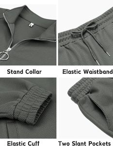 420GSM Brushed Fleece Tracksuit for Men Winter <b>Hoodie</b> Joggers for Puff <b>Print</b> Custom Logo Warm Activewear Solid Pattern Hooded - Product Image 5